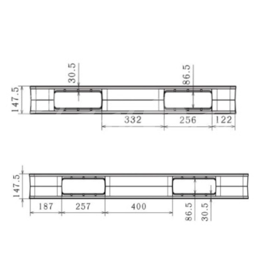 Ultra Heavy-Duty Reversible Pallet – Ventilated Double Deck (Model: IPH1311)