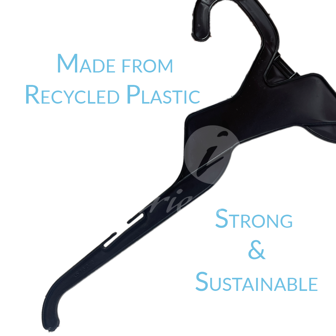 16 INCH PLASTIC TOP HANGERS 500 BOX - NB KS 16