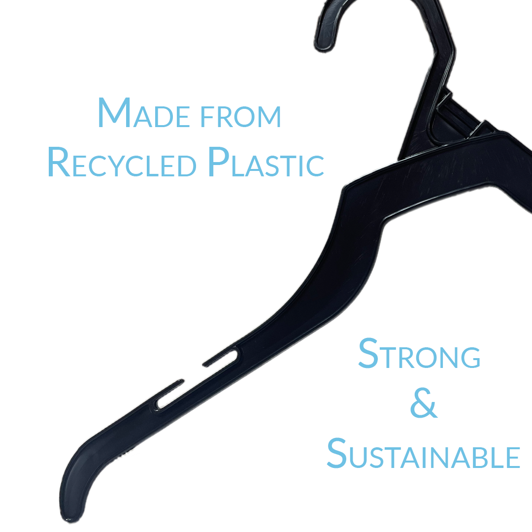 12 INCH PLASTIC TOP HANGERS 500 BOX - NB W226 - Ethic Solutions -