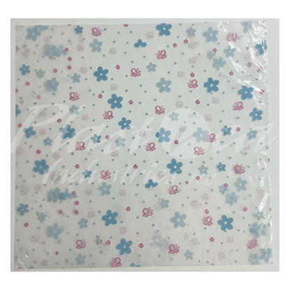 50x50cm Clear Cellophane Wrap Sheets – Thick Jumbo Gift Basket & Cookie Packaging Wrap for Hampers, Flowers, Party Favors & Crafts