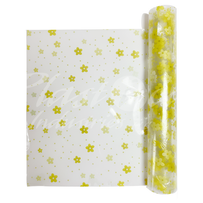50x50cm Clear Cellophane Wrap Sheets – Thick Jumbo Gift Basket & Cookie Packaging Wrap for Hampers, Flowers, Party Favors & Crafts