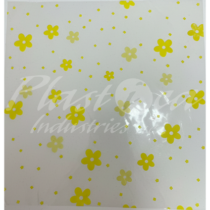 50x50cm Clear Cellophane Wrap Sheets – Thick Jumbo Gift Basket & Cookie Packaging Wrap for Hampers, Flowers, Party Favors & Crafts
