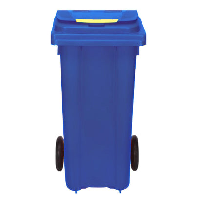 Eco-Friendly Pedal Waste Bin – Blue - 120L – Sustainable Plastic with Leg Pedal - Ethic Solutions -