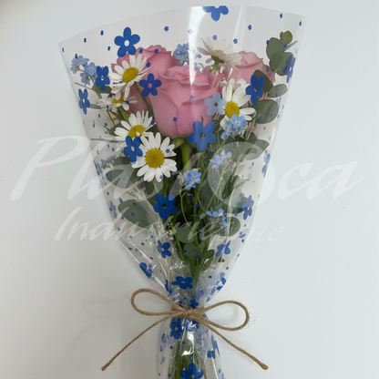 50x50cm Clear Cellophane Wrap Sheets – Thick Jumbo Gift Basket & Cookie Packaging Wrap for Hampers, Flowers, Party Favors & Crafts