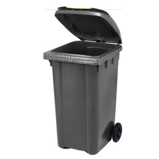 Eco-Friendly Pedal Waste Bin – Dark Gray - 240L – Heavy-Duty Recycled Plastic - Ethic Solutions -