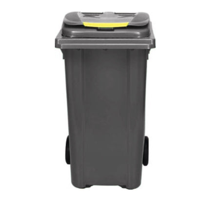 Eco-Friendly Pedal Waste Bin – Dark Gray - 240L – Heavy-Duty Recycled Plastic - Ethic Solutions -