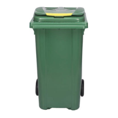 Eco-Friendly Pedal Waste Bin – Olive Green - 240L – Heavy-Duty Recycled Plastic - Ethic Solutions -