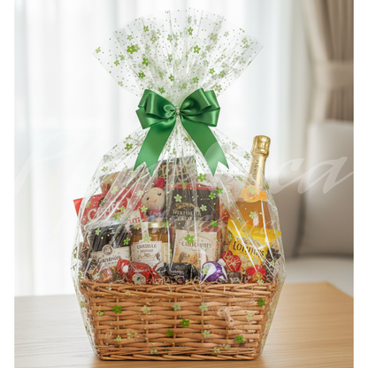50x50cm Clear Cellophane Wrap Sheets – Thick Jumbo Gift Basket & Cookie Packaging Wrap for Hampers, Flowers, Party Favors & Crafts