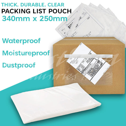 Eco-Friendly Recycled Shipping Document Envelope – A4 – 340 x 250 mm