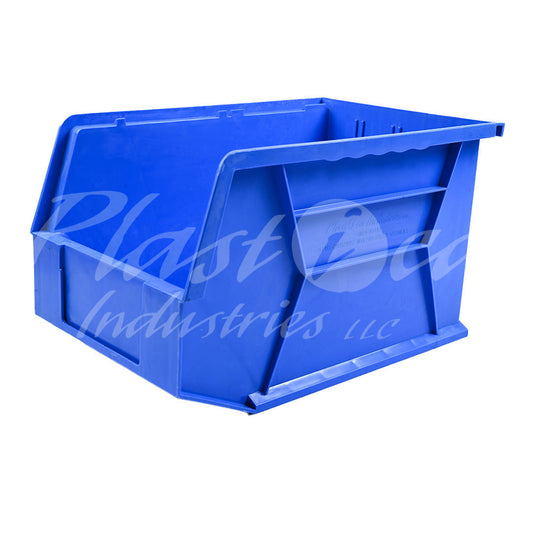8.7L Wall Mount Storage Bin Organizer – Stackable Plastic Utility Container for Garage, Workshop, Tools & Hardware