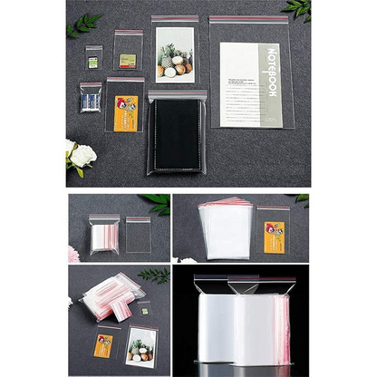 Ziplock Bags 9" x 12" (22.86 x 30.48 cm) – Storage Bags With Resealable Zipper, Zipper Bags, Sealed Plastic Bag for Food Storage, Freezing Marinades, Travel Supplies, Clothing, Documents & More - Ethic Solutions -