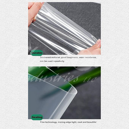 12" x 16" (30.5 x 40.6 cm) Ziplock Bags – Resealable Plastic Storage Bags for Food, Freezing, Clothing, Bedding & Bulk Storage