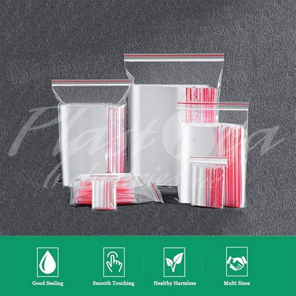 4" x 5.6" (10.2 x 14.2 cm) Ziplock Bags – Resealable Plastic Storage Bags for Candles, Party Favors, Stationery, Travel, Medicine & More