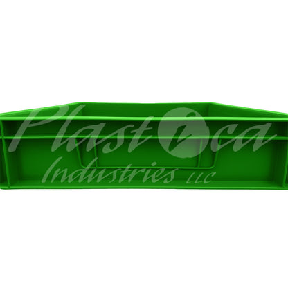 Plastic Storage Crate 600x400x80mm Stackable Food Grade Catering Crate, Heavy Duty