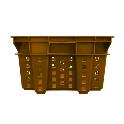 Plastic Storage Crate 580x380x220mm Stackable Nestable Ventilated  Date Crate, Fruit Heavy Duty