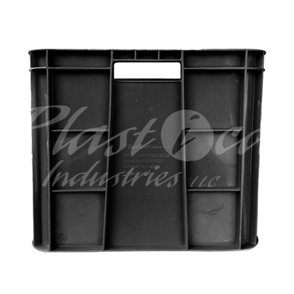 Plastic Storage Crate 600x400x350mm Stackable Food Grade Fish Crate Heavy Duty
