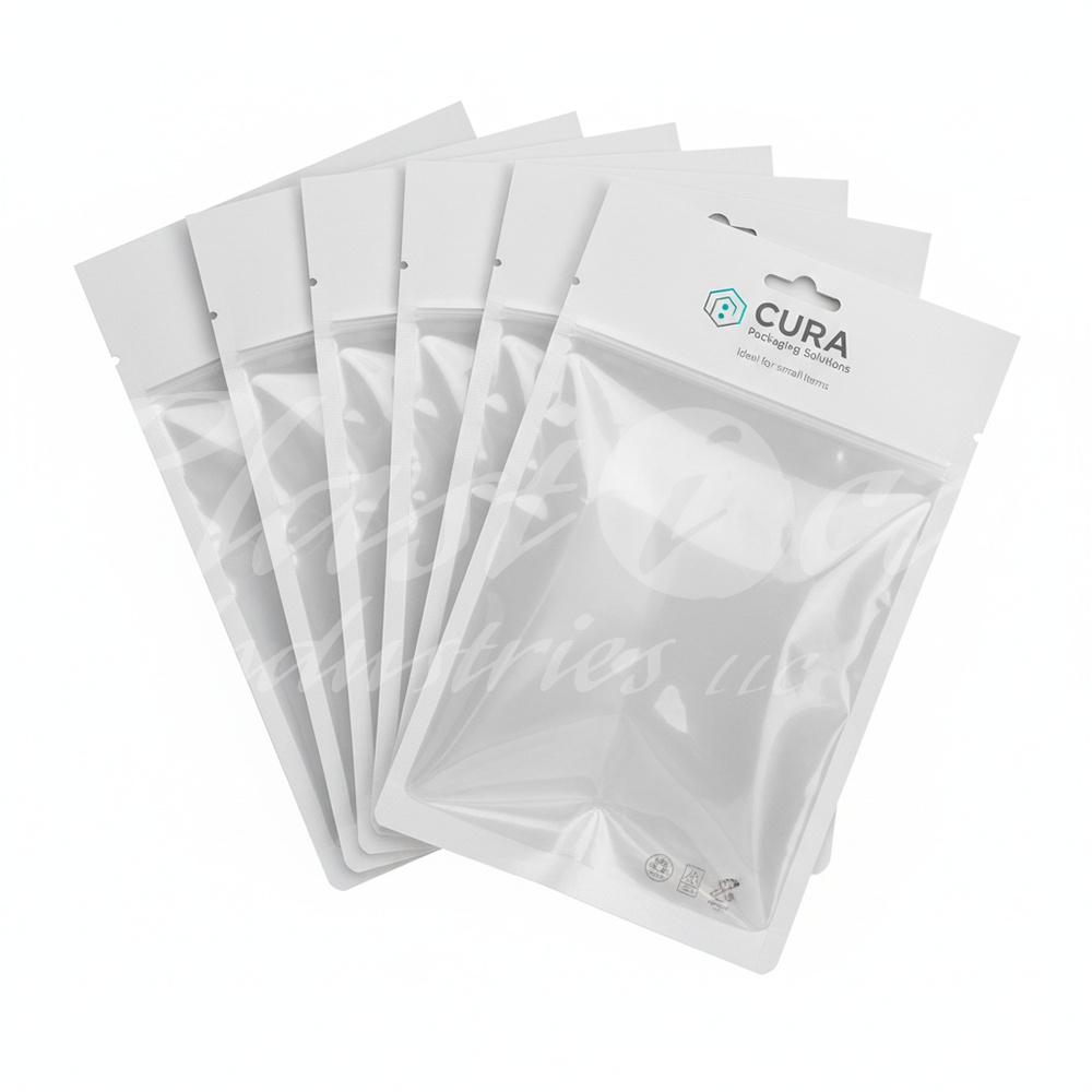 Custom Header Bags | Adjustable Sizes & Designs | Printed & Plain Packaging Bags