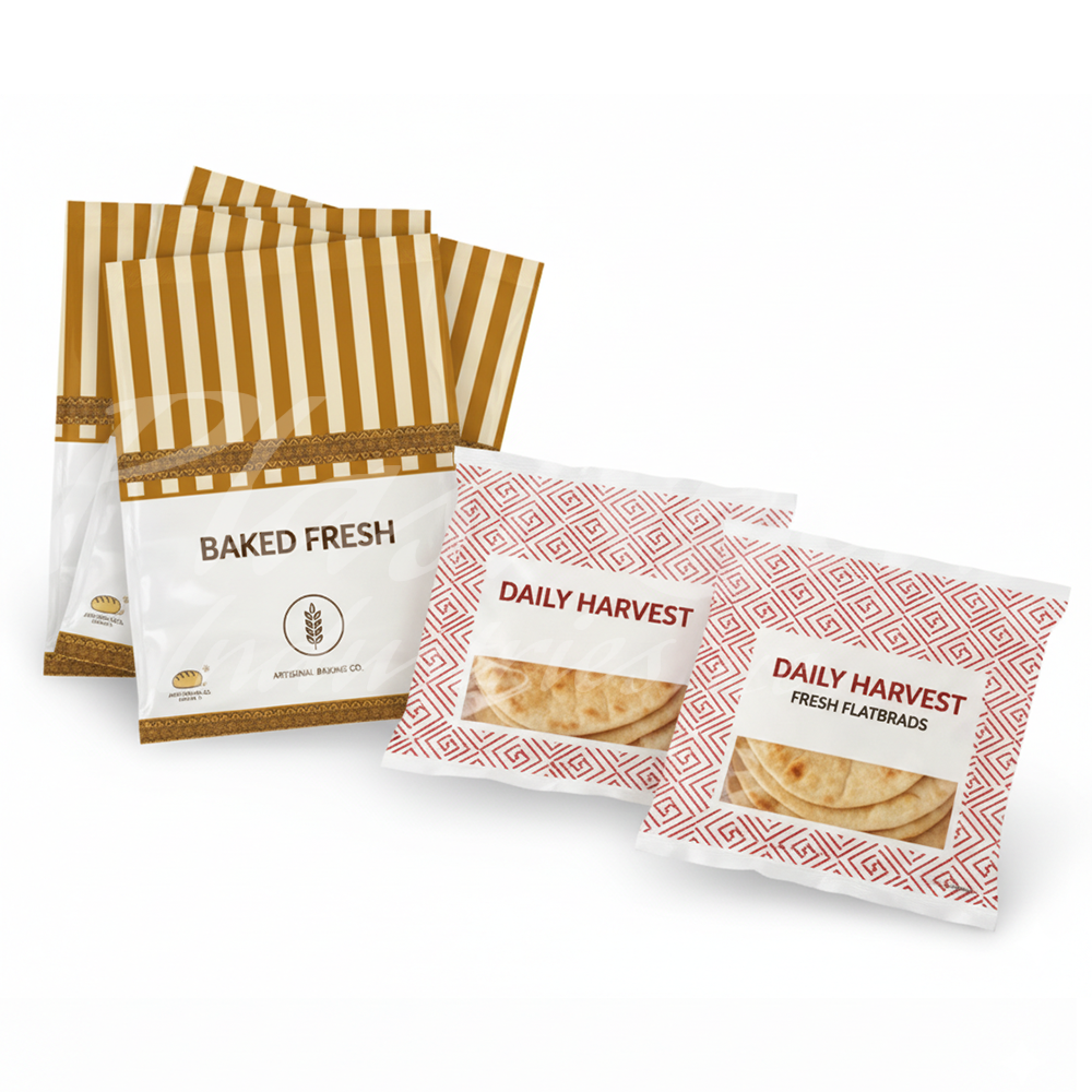 Kuboos Bags | Bakery & Bread Packaging Bags | Pita / Arabic Bread Bags – Customized Size & Design