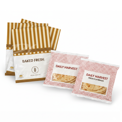 Kuboos Bags | Bakery & Bread Packaging Bags | Pita / Arabic Bread Bags – Customized Size & Design