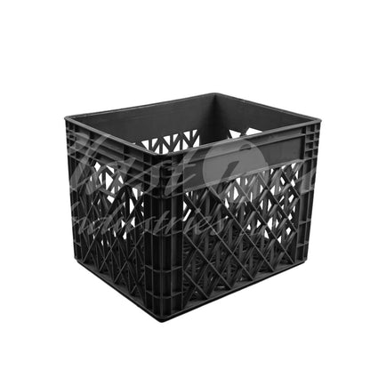 Plastic Storage Crate 400x320x300mm Stackable Food Grade Milk Crate Heavy Duty