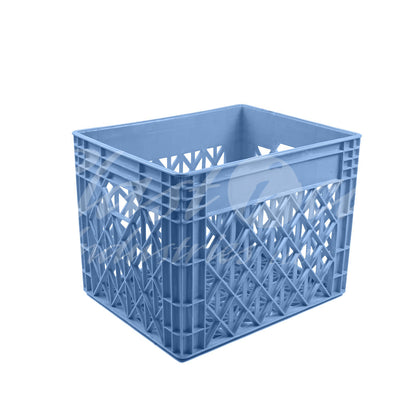Plastic Storage Crate 400x320x300mm Stackable Food Grade Milk Crate Heavy Duty
