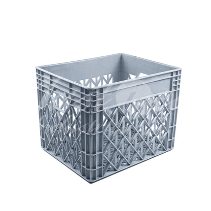 Plastic Storage Crate 400x320x300mm Stackable Food Grade Milk Crate Heavy Duty