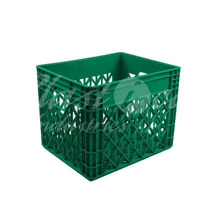 Plastic Storage Crate 400x320x300mm Stackable Food Grade Milk Crate Heavy Duty