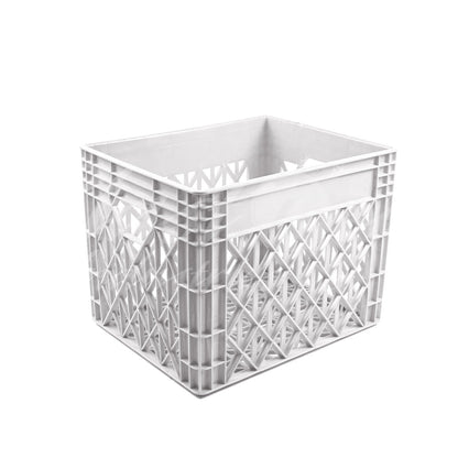 Plastic Storage Crate 400x320x300mm Stackable Food Grade Milk Crate Heavy Duty