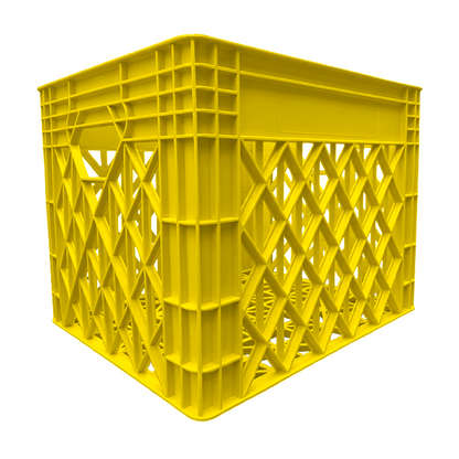 Plastic Storage Crate 400x320x300mm Stackable Food Grade Milk Crate Heavy Duty