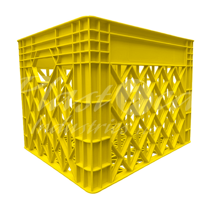 Plastic Storage Crate 400x320x300mm Stackable Food Grade Milk Crate Heavy Duty