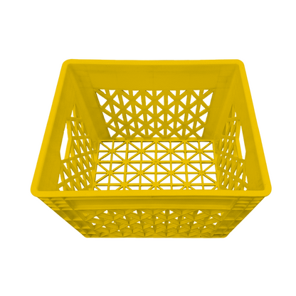 Plastic Storage Crate 400x320x300mm Stackable Food Grade Milk Crate Heavy Duty