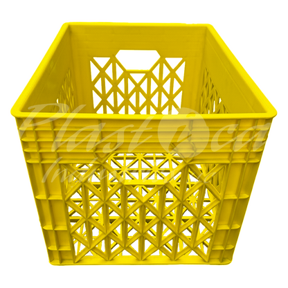 Plastic Storage Crate 400x320x300mm Stackable Food Grade Milk Crate Heavy Duty