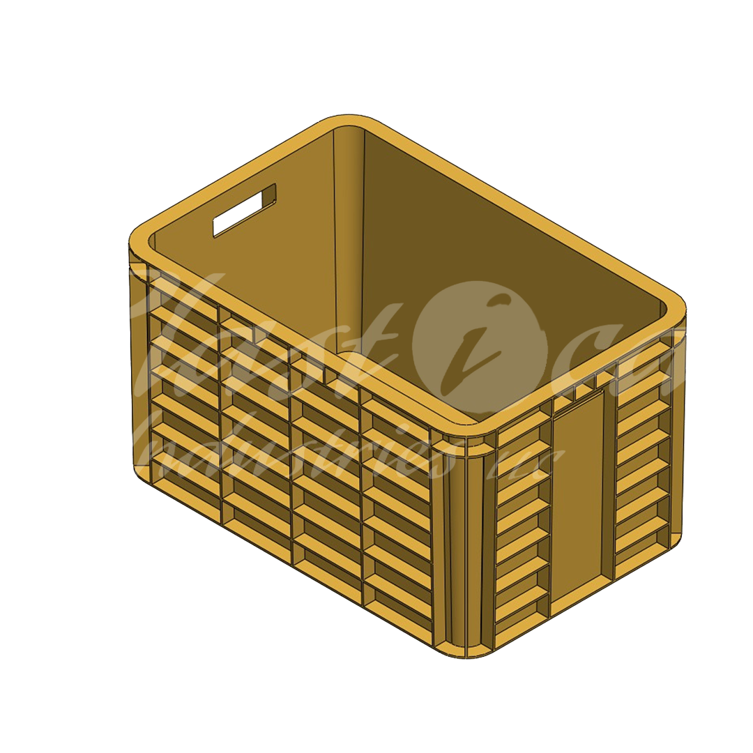 Multi-Purpose Plastic Storage Crate 600x402x339mm – Heavy Duty Stackable Box for Warehouse, Kitchen, Utility & Multi-Use Storage