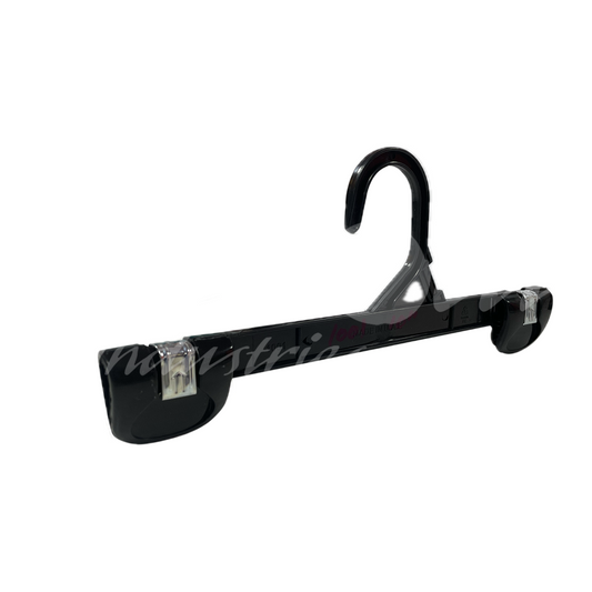 10 INCH PLASTIC BOTTOM HANGERS WITH METAL CLIPS 500 BOX - NB 1001