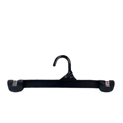 12 INCH PLASTIC BOTTOM HANGERS WITH METAL CLIPS 500 BOX - NB 1002