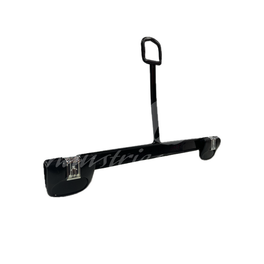 10 INCH PLASTIC BOTTOM HANGERS WITH LOOP & METAL CLIPS 500 BOX - NB 1100