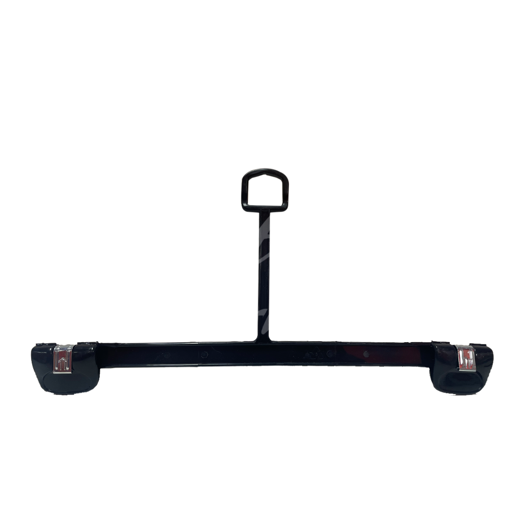12 INCH PLASTIC BOTTOM HANGERS WITH LOOP & METAL CLIPS 500 BOX - NB 1102