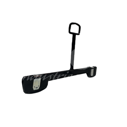 8 INCH PLASTIC BOTTOM HANGERS WITH LOOP & METAL CLIPS 500 BOX - NB 1104