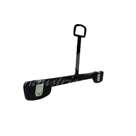 8 INCH PLASTIC BOTTOM HANGERS WITH LOOP & METAL CLIPS 500 BOX - NB 1104