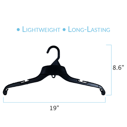 19 INCH PLASTIC TOP HANGERS 250 BOX - NB 19 - Ethic Solutions -