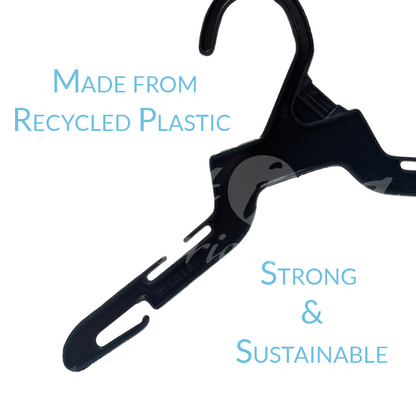 10 INCH PLASTIC TOP HANGERS 500 BOX - NB KM 157