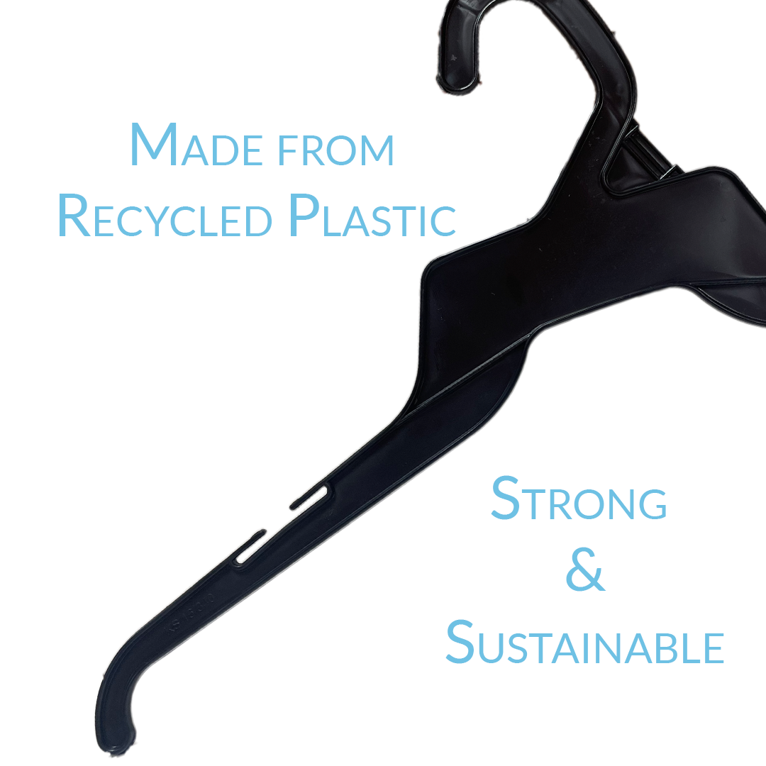 16 INCH PLASTIC TOP HANGERS 500 BOX - NB KS 16 - Ethic Solutions -