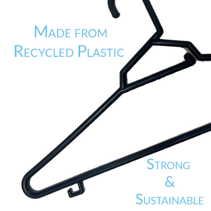 17 INCH PLASTIC ROUND TOP HANGERS 250 BOX - NB KSS 17 - Ethic Solutions -