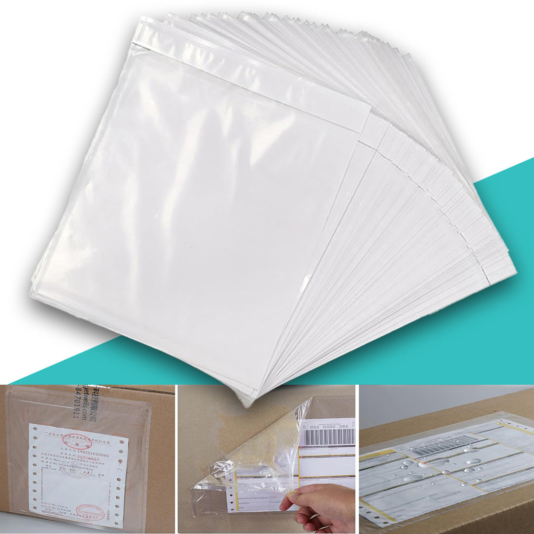 Eco-Friendly Recycled Self-Adhesive Packing List Envelope – 123 x 111 mm - Ethic Solutions -
