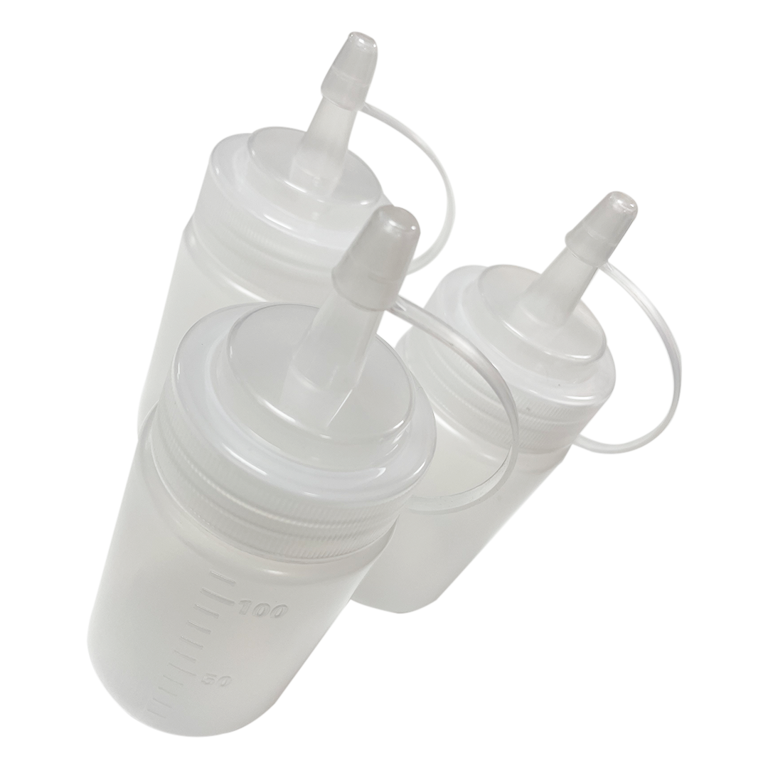Squeeze Bottles – 120ml / 4oz Plastic Condiment Dispensers with Caps for Ketchup, Mustard, Sauces, Oil & More – Refillable & Easy to Use