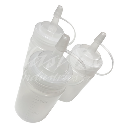 Squeeze Bottles – 120ml / 4oz Plastic Condiment Dispensers with Caps for Ketchup, Mustard, Sauces, Oil & More – Refillable & Easy to Use