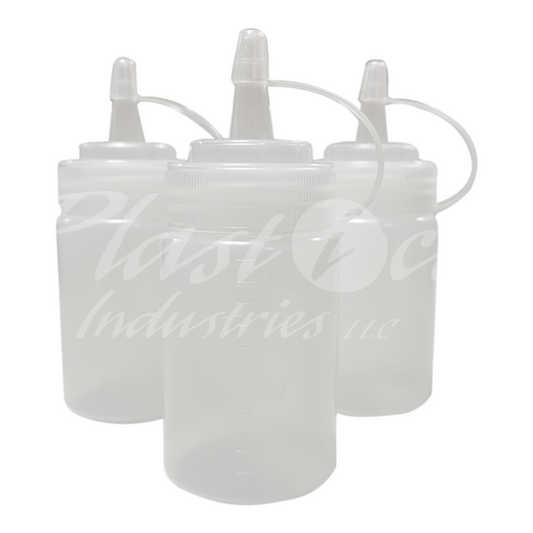 Squeeze Bottles – 120ml / 4oz Plastic Condiment Dispensers with Caps for Ketchup, Mustard, Sauces, Oil & More – Refillable & Easy to Use