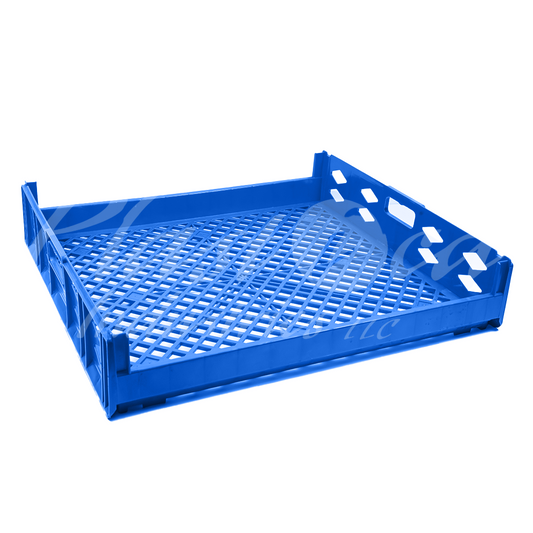 Plastic Storage Crate 750x650x150mm Stackable Food Grade Bread, Toast Crate Heavy Duty