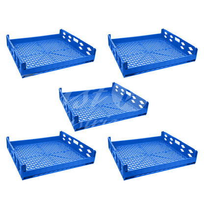Plastic Storage Crate 750x650x150mm Stackable Food Grade Bread, Toast Crate Heavy Duty