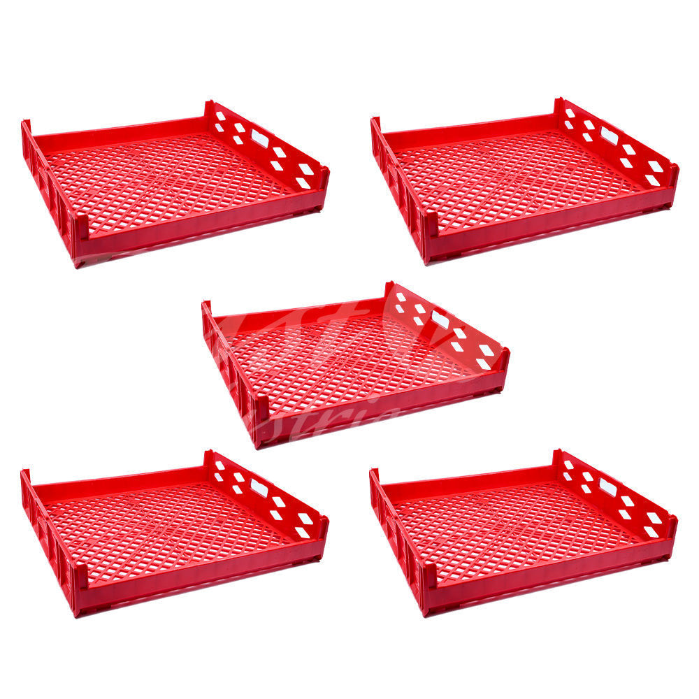 Plastic Storage Crate 750x650x150mm Stackable Food Grade Bread, Toast Crate Heavy Duty
